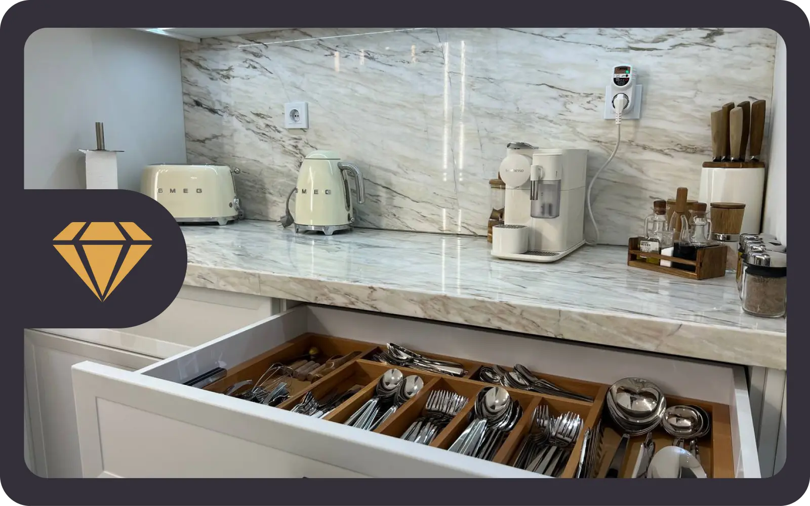 طراحی و اجرای کابینت مناسب شمال با مجموعه زمرد